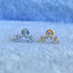Labret Rosca Interna Titânio Cluster Trinity Zircônias