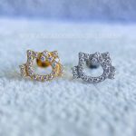 Labret Rosca Interna Titânio Hello Kitty Zircônias