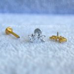Labret Aço Rosca Interna Cluster Zircônias - Imagem 3