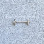 Barbell Titânio Rosca Interna Zircônias - Imagem 4