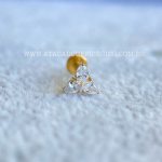 Labret Rosca Interna Titânio Trinity Zircônias - Imagem 2
