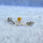 Labret Rosca Interna Titânio Trinity Zircônias - Imagem 3