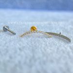 Labret Rosca Interna Titânio Cluster Zircônias - Imagem 3