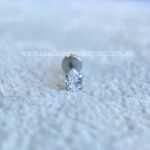 Labret Aço Rosca Interna Zirconia Gota - Imagem 4