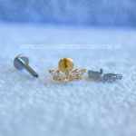Labret Rosca Interna Titânio Cluster Zircônias - Imagem 3