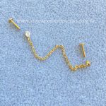 Labret Duplo Rosca Interna Titânio Zircônias - Imagem 6
