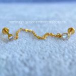 Labret Duplo Rosca Interna Titânio Zircônias - Imagem 5
