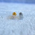 Labret Rosca Interna Titânio Flor Zircônias