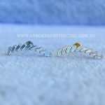 Labret Rosca Interna Titânio Cluster Zircônias