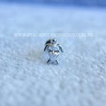 Labret Rosca Interna Titânio Tartaruga Zircônia - Imagem 4