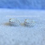 Argola Prata 925 Zircônias - Imagem 2