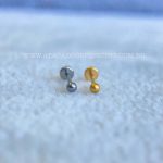 Labret Push Pin Titânio Bolinha