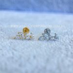 Labret Rosca Interna Titânio Ramo Zircônias