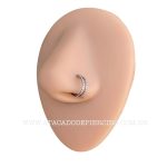 Segmento Articulado Titânio Duplo Zircônias Cravejada - Imagem 3