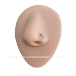 Segmento Articulado Titânio Duplo Zircônias Cravejada - Imagem 3