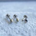 Labret Titânio Rosca Interna Spike - Imagem 2