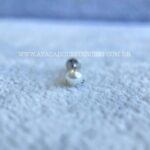 Labret Rosca Interna Titânio Pérola - Imagem 4