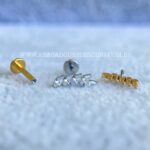 Labret Rosca Interna Titânio Cluster Zircônias - Imagem 4