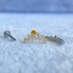 Labret Rosca Interna Titânio Cluster Zircônias - Imagem 5