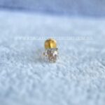 Labret Rosca Interna Titânio Ponto de Luz - Imagem 2