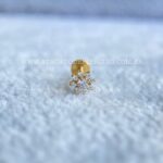 Labret Rosca Interna Titânio Flor Zircônias - Imagem 2